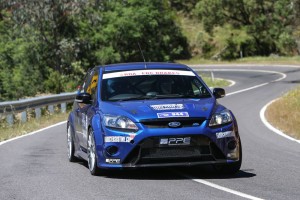 PPE Ford Focus RS-T in action at Targa High Country 2012