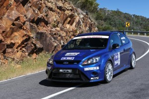 PPE Ford Focus RS-T on stage at Targa High Country 2012