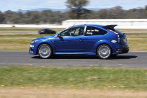 Ford Focus RS-T at speed